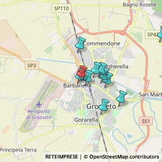 Mappa Via Girolamo Rovetta, 58100 Grosseto GR, Italia (1.46364)