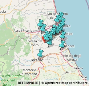 Mappa Via Case Sparse SNC, 64012 Campli TE, Italia (9.887)