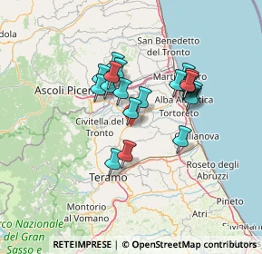 Mappa Via Case Sparse SNC, 64012 Campli TE, Italia (11.4525)