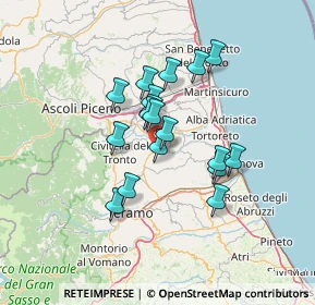 Mappa Via Case Sparse SNC, 64012 Campli TE, Italia (10.89111)