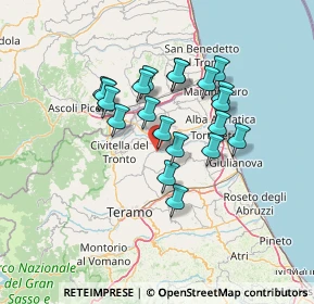 Mappa Via Case Sparse SNC, 64012 Campli TE, Italia (11.486)