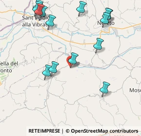 Mappa Via Case Sparse SNC, 64012 Campli TE, Italia (5.13571)