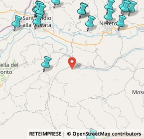 Mappa Via Case Sparse SNC, 64012 Campli TE, Italia (6.9775)