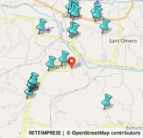 Mappa Via Case Sparse SNC, 64012 Campli TE, Italia (2.538)