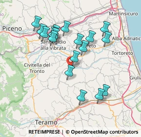 Mappa Via Case Sparse SNC, 64012 Campli TE, Italia (7.46722)