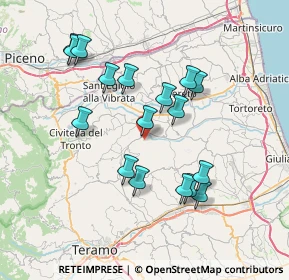 Mappa Via Case Sparse SNC, 64012 Campli TE, Italia (7.23235)