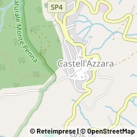 Hartă Castell'Azzara