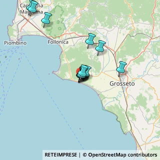 Mappa Via degli Olivi, 58043 Castiglione della Pescaia GR, Italia (11.85692)