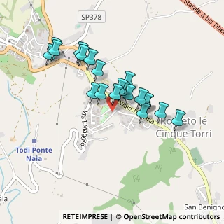 Mappa Via Fratelli Rosati, 06059 Todi PG, Italia (0.3865)
