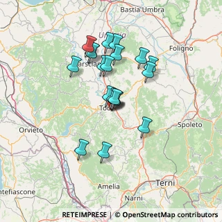 Mappa Via Fratelli Rosati, 06059 Todi PG, Italia (12.1075)