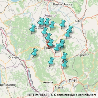 Mappa Via Fratelli Rosati, 06059 Todi PG, Italia (12.0005)