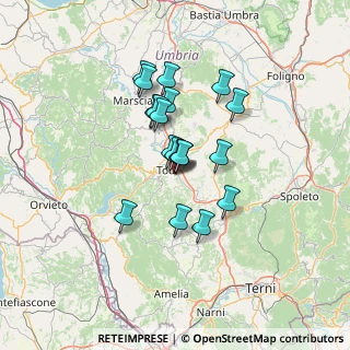 Mappa Via XXV Aprile, 06059 Todi PG, Italia (10.30368)
