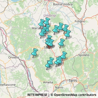 Mappa Via XXV Aprile, 06059 Todi PG, Italia (10.8395)