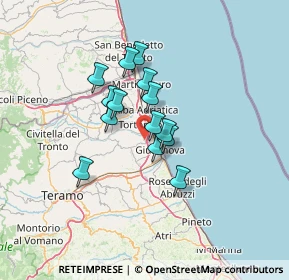Mappa Via Maggi, 64023 Mosciano Sant'Angelo TE, Italia (9.795)