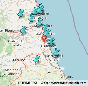 Mappa Via Maggi, 64023 Mosciano Sant'Angelo TE, Italia (14.93824)