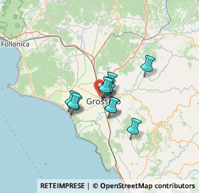 Mappa Viale Uranio, 58100 Grosseto GR, Italia (8.21545)