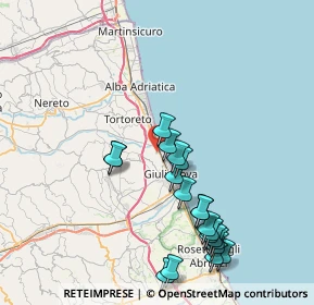 Mappa Via Abruzzo, 64021 Giulianova TE, Italia (8.6915)