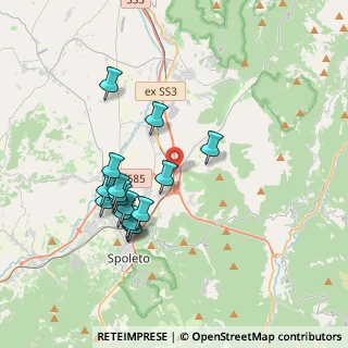 Mappa SP 459 km 257, 06049 Spoleto PG, Italia (3.59125)
