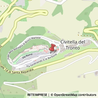 Mappa Piazza Franciscus Filippi Pepe, 64010 Civitella del Tronto TE, Italia, 64010 Civitella del Tronto, Teramo (Abruzzo)