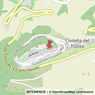Mappa Via Roma, 105, 64010 Civitella del Tronto, Teramo (Abruzzo)