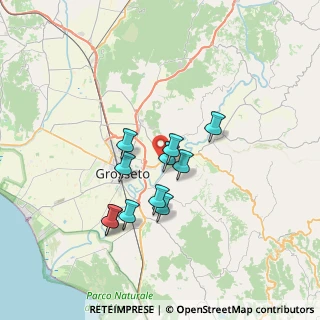 Mappa Via Gallura, 58100 Grosseto GR, Italia (5.84909)
