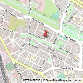 Mappa Via Monte Rosa, 114, 58100 Grosseto, Grosseto (Toscana)