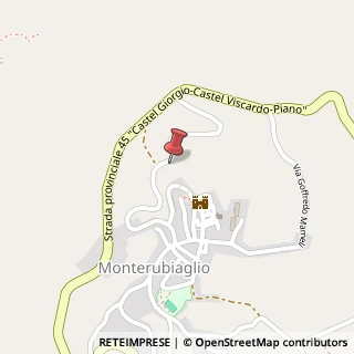 Mappa Via della Stazione, 34, 05014 Monterubiaglio TR, Italia, 05014 Castel Viscardo, Terni (Umbria)