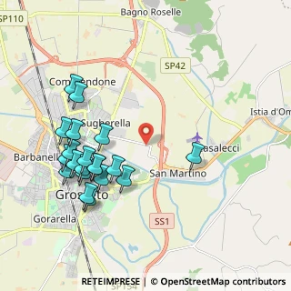 Mappa Strada Comunale di S. Martino, 58100 Grosseto GR, Italia (2.285)