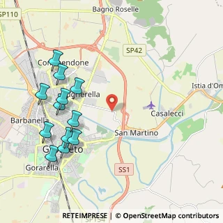 Mappa Strada Comunale di S. Martino, 58100 Grosseto GR, Italia (2.495)