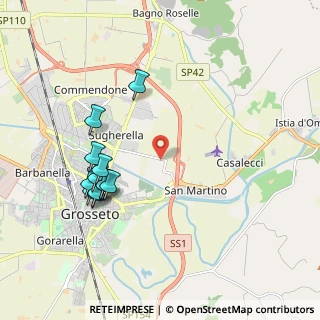 Mappa Strada Comunale di S. Martino, 58100 Grosseto GR, Italia (2.11333)