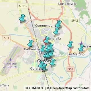 Mappa Piazza Cavalieri, 58100 Grosseto GR, Italia (1.882)