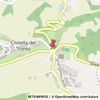 Mappa via Case Sparse, 3, 64010 Civitella del Tronto, Teramo (Abruzzo)