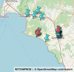 Mappa Via degli Scalarii, 58043 Castiglione della Pescaia GR, Italia (14.59)