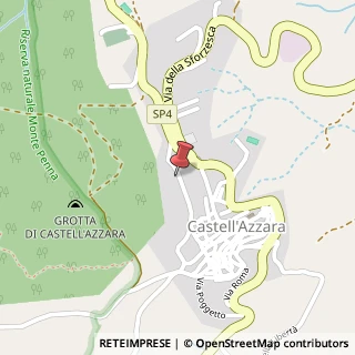 Mappa Via Petrarca,  19, 58034 Castell'Azzara, Grosseto (Toscana)