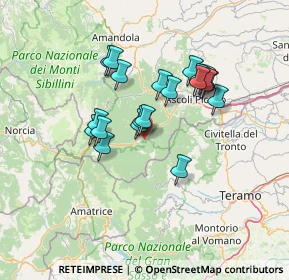 Mappa Località Valledacqua, 63095 Acquasanta Terme AP, Italia (11.78)