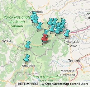 Mappa Località Valledacqua, 63095 Acquasanta Terme AP, Italia (11.81278)