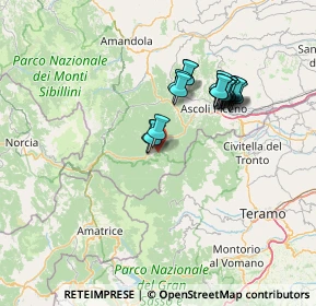 Mappa Località Valledacqua, 63095 Acquasanta Terme AP, Italia (12.759)