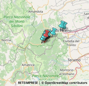 Mappa Località Valledacqua, 63095 Acquasanta Terme AP, Italia (4.95545)