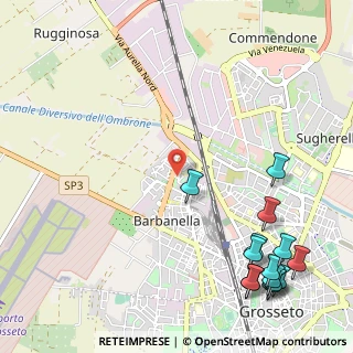 Mappa Via Luigi Pirandello, 58100 Grosseto GR, Italia (1.63643)