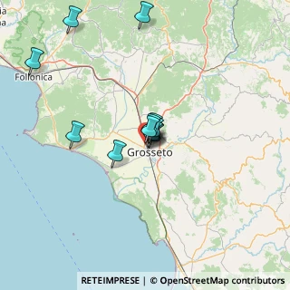 Mappa Via Luigi Pirandello, 58100 Grosseto GR, Italia (10.84917)
