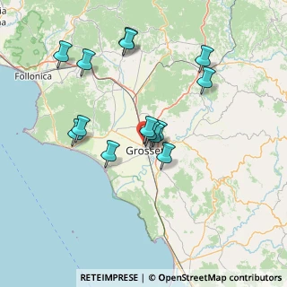 Mappa Via Luigi Pirandello, 58100 Grosseto GR, Italia (14.095)
