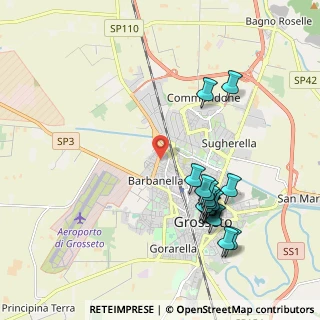 Mappa Piazza Padre Vittore Lino Parri, 58100 Grosseto GR, Italia (2.20438)