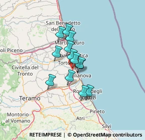 Mappa Viadotto Salinello, 64023 Giulianova TE, Italia (8.73923)