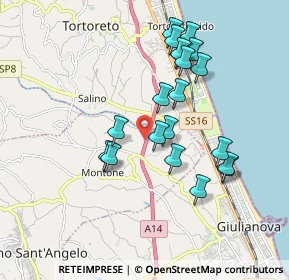 Mappa Viadotto Salinello, 64023 Giulianova TE, Italia (1.7985)