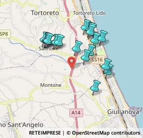Mappa Viadotto Salinello, 64023 Giulianova TE, Italia (1.7)