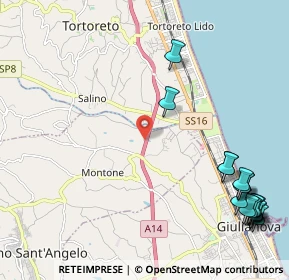 Mappa Viadotto Salinello, 64023 Giulianova TE, Italia (3.19438)