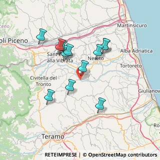 Mappa Zona industriale floriano, 64012 Campli TE, Italia (6.84)