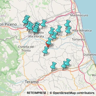 Mappa Zona industriale floriano, 64012 Campli TE, Italia (7.61368)