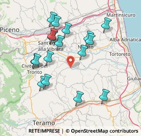 Mappa Zona industriale floriano, 64012 Campli TE, Italia (7.78176)