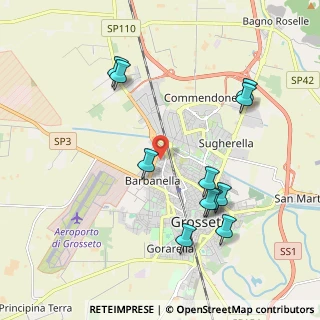 Mappa Viale De Amicis Edmondo, 58100 Grosseto GR, Italia (2.21909)
